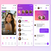 Application de rencontres de conception privée OEM avec fonction personnalisée et application disponible conçue à vendre par les exportateurs