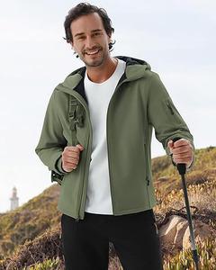 เสื้อแจ็คเก็ตซอฟต์เชลล์ เสื้อแจ็คเก็ตผู้ชาย LUCIVA Tactical Moss: เสื้อแจ็คเก็ตซอฟต์เชลล์กันความร้อนสำหรับทุกสภาพภูมิประเทศระดับพรีเมียม - Product Image 4