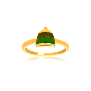 An Ombre Bell <b>Kids</b> Gold <b>Ring</b> The Verdant Halo of Eternal Grace Sovereign Enchantment of the Sunlit Arc The Gilded Ember Circlet - Product Image 1
