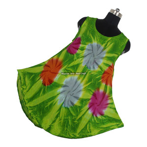 Novedades 2026: Vestido Tipo Paraguas de Rayón con Estampado Tie Dye para Mujer, Estilo Bohemio Gitano, Vestido de Noche de Rayón para Mujer - Product Image 1