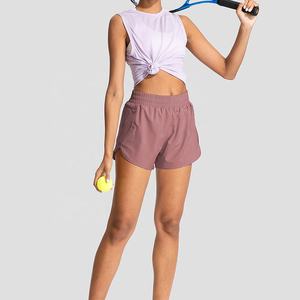 Lightweight Breathable Cotton High Elasticity Girls Sports Wear Comfortable Running Gym Shorts Basic comfort <b>Elastic</b> Waistband - Product Image 5