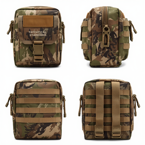 Bolsa Organizadora Utilitaria de Camuflaje Premium con Múltiples Bolsillos, Cinturón Ajustable y Diseño Resistente al Agua - Product Image 4