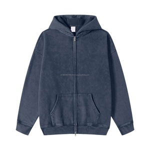 <b>Cheap</b> Price Men Acid Wash Customized Slim Fit Fleece Eco-Friendly 100% Cotton Thermal Hoodies for Men - Product Image 1