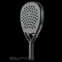 Raquette de padel de haute qualité en fibre de carbone 12K, noyau en mousse Elite, finition papier de verre, tête en forme de diamant, face de 45 cm, 350-370 g, écologique
