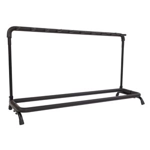 Supporto per Chitarre a 9 Scomparti Nero per Conservazione Sicura degli Strumenti - Product Image 4