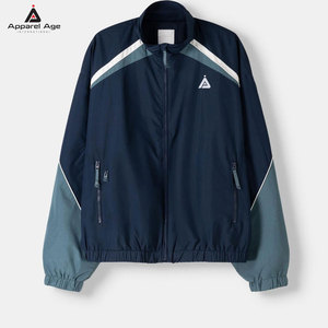 Professional Manufacturer <b>Men</b> Sportswear <b>Jacket</b> Custom Front Stand High Street Style Quick Dry <b>Long</b> Sleeve <b>Men's</b> <b>Jacket</b> - Product Image 1