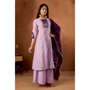 Ensemble Anarkali Kurti Palazzo Dupatta pour femmes - Product Image 6