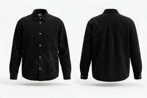 Camisa de Vestir de Manga Larga Personalizada OEM ODM con Bolsillo, Cierre de Botones, Informal, de Algodón Suave, Tela Personalizada, Corte Regular, Camisas de Oficina - Product Image 6