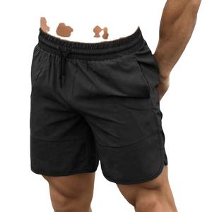 Shorts Bermuda pour Hommes en Coton 100% Écologique, Solides, Non-tissés, Taille Haute, avec Cordon de Serrage, Décontractés - Product Image 5