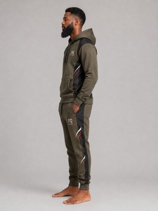 Survêtement pour homme à manches longues et en tissu léger, haut de survêtement tendance pour homme, coupe ajustée, survêtement de sport pour homme, service OEM - Product Image 2