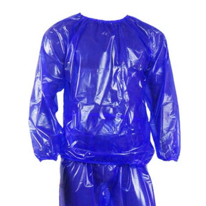 OEM Wholesale Fitness Sweat Polyester/Nylon Unisex Elastic Waist Breathable Four-Way Stretch <b>Applique</b> Customized Logo Sauna Suit - Product Image 4
