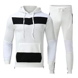 Ensemble 2 pièces de survêtement coupe-vent à capuche et pantalon de jogging à délavage acide personnalisé, en polyester, pour l'automne, grandes tailles - Product Image 1