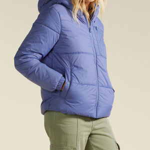 Custom Women's <b>Packable</b> Puffer <b>Jacket</b> Lightweight Winter Outerwear OEM Apparel Supplier - Product Image 2