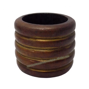 ที่กําหนดเองขายส่งแฮนด์เมดไม้แหวนผ้าเช็ดปากสําหรับงานแต่งงานบ้านโรงแรมบนโต๊ะอาหารผู้ถือผ้าเช็ดปาก - Product Image 1