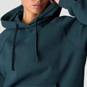 Sudadera con Capucha de Forro Polar Casual de Invierno para Mujer, Sudadera con Capucha de Algodón Oversize con Logotipo Personalizado, Sudadera con Capucha Lisa al por Mayor para Mujer - Product Image 3