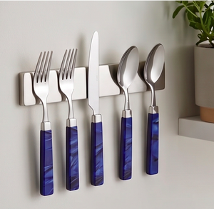 Elegant Purple Handle Flatware Set Fork Knife Spoon Metal Cutlery Dishwasher Safe For Wedding And Dining Use - Product Image 5