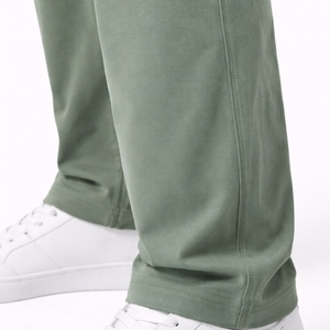 Pantalon de survêtement en toile pour homme à taille haute élastique, respirant, en polyester, pour l'entraînement sportif, avec cordon de serrage réglable - Product Image 6