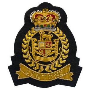 Parche de Cresta Bordado a Mano con Hilo Dorado, Insignia de Fieltro Personalizada para Blazer, Parche de Logotipo Premium para Blazers y Ropa Ceremonial - Product Image 6