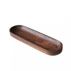 Tabla de Servir y Bandeja de Desayuno Minimalistas y Ecológicas de Madera de Acacia Natural |   Plato para Comida de Fiesta Duradero de la India - Product Image 2