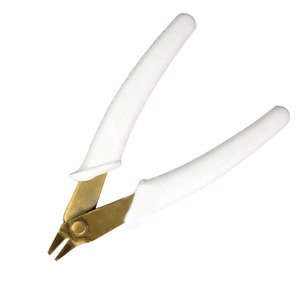 Stainless Steel <b>Hair</b> <b>Extension</b> Cutting Plier Professional <b>Hair</b> <b>Extension</b> Removal Tool Gold and <b>White</b> Ergonomic Grip Durable - Product Image 5