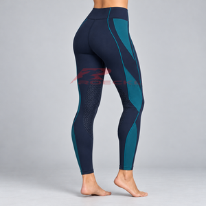 Pantalones de equitación para mujer diseñados con tela elástica, ajuste cómodo y costuras duraderas para el entrenamiento ecuestre diario. - Product Image 6