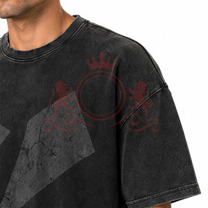 เสื้อยืดทรงหลวมแบบดรอปโชว์เดอร์เนื้อผ้านุ่มพิเศษ สีซีดแบบซันเฟด พร้อมทรงใส่สบายในชีวิตประจำวัน และโครงสร้างผ้าฝ้ายที่ใส่สบาย - Product Image 5