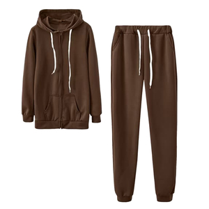 Premium Quality Breathable <b>Lightweight</b> Athletic Streetwear Set Wholesale Women's Autumn Running Fitness Tracksuit Two Piece - Product Image 2