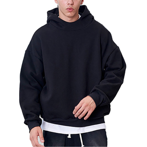 Sudadera con Capucha Lisa para Hombre, de Algodón Premium, Manga Larga, Bolsillo Canguro, con Cordón Ajustable - Product Image 5