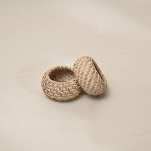 Anneaux de serviette en rotin naturel en gros, faits à la main, rustiques, pour mariage, événement, décoration de table, fabricant, exportateur, fournisseur, usine OEM - Product Image 2