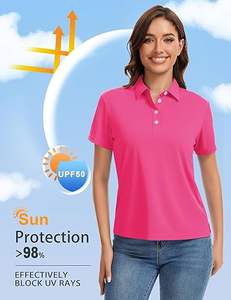 Camiseta Polo Casual Unisex al por Mayor, Camiseta Polo a Rayas de Manga Corta para Mujer Hecha a Medida, Disponible para Personalización de Logotipo - Product Image 2