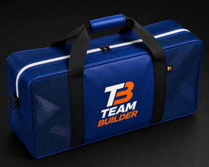 TEAM <b>BUILDER</b> Customizable Waterproof Ice Hockey Equipment Storage Bag | Nylon Polyester | Zipper Button Closure | Youth/Senior - Product Image 4