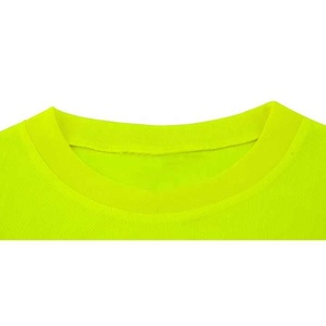 Chemise de travail à manches longues haute visibilité unisexe en polyester, vêtement de sécurité jaune, haut uniforme haute visibilité - Product Image 5