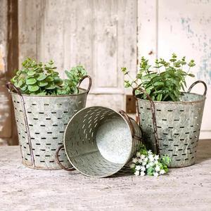 Farm Garden Galvanized Metal <b>Planter</b> <b>For</b> <b>Vegetable</b> Herbs Flowers Nursery Backyard Patio Balcony Outdoor Growing - Product Image 5