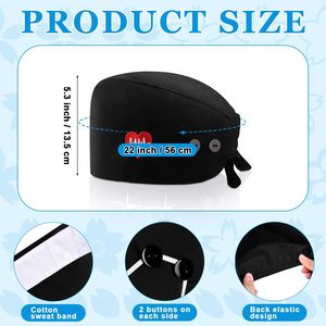Best Design OEM Logo Elastic Adjustable Quick Dry Breathable Comfortable Needle Detection Worsted Fabric Nursing Dental Scrub - Product Image 2