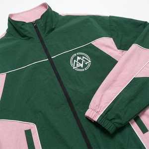 Ensemble de veste vintage pour hommes des années 90, réfléchissant, néon, deux pièces, à rayures, noir, orange, rouge, blanc, veste Peep Show, ensembles courts - Product Image 4