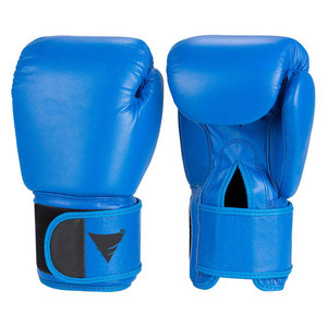 Gants de boxe en cuir avec logo et design personnalisés - Professionnels, résistants, respirants, confortables, anti-humidité, fermeture à boucle auto-agrippante - Product Image 1