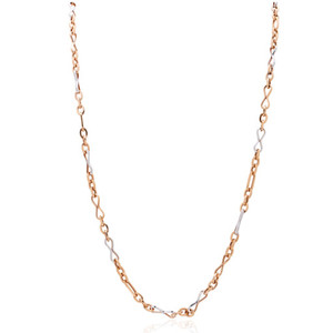 Cadena de oro rosa de 18 quilates para hombre, 7.690 g, tamaño regular, collar de oro real para caballeros, cadena de eslabones de lujo para hombre, joyería fina, elegante accesorio para el cuello. - Product Image 6