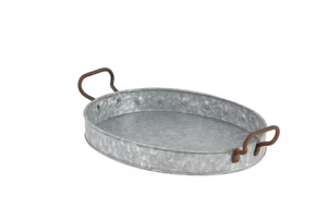 Assiette de présentation ronde classique en aluminium galvanisé argenté, faite à la main, décorative, de luxe, pour mariage, plateaux à fruits, maison moderne - Product Image 2