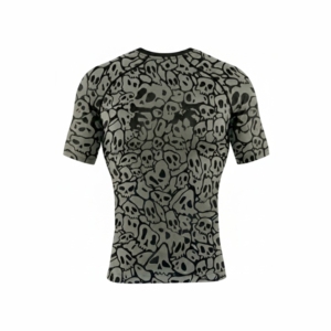 Camiseta de compresión para hombre, para gimnasio, BJJ, grappling, entrenamiento, alta elasticidad, absorción de humedad, equipo superior - Product Image 2