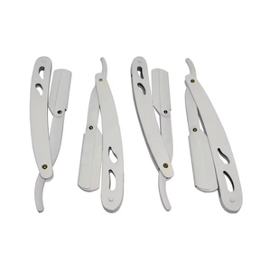 มีดโกนหนวดคุณภาพดีที่สุดสำหรับขายส่ง มีดโกนเหล็กกล้าไร้สนิมสำหรับร้านเสริมสวย ผลิตภัณฑ์ยอดนิยม มีดโกนสำหรับช่างตัดผม - Product Image 3