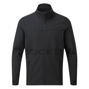 Venta al por mayor chaqueta de trabajo Softshell personalizada para hombres impermeable lona Stand Collar-para invierno primavera otoño - Product Image 1