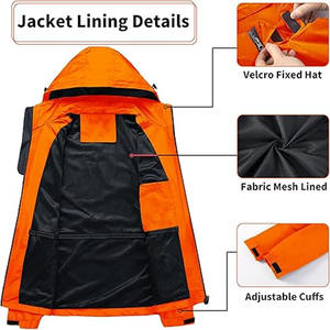 Chaqueta Impermeable de Alta Calidad para Hombre con Capucha, para Senderismo, Pesca, Viajes y Caza - Product Image 3