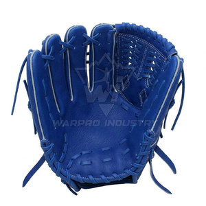 Gants de baseball professionnels en cuir pour jeunes et adultes, pour l'entraînement au softball, pour l'intérieur et l'extérieur du terrain, équipement sportif durable. - Product Image 4