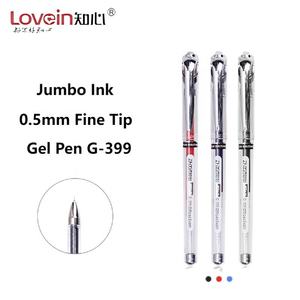 Penna Gel di grande capacità da 0.5mm con inchiostro multicolore blu e rosso in plastica per esami d'ufficio forniture di cancelleria - Product Image 2