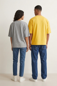 เสื้อยืดคอกลมแขนยาวทรงหลวมสไตล์ฤดูร้อน ผ้าฝ้าย 100% ทรงโอเวอร์ไซส์ แฟชั่นสำหรับผู้ชายและผู้หญิง ใส่ได้ทั้งชายและหญิง - Product Image 2