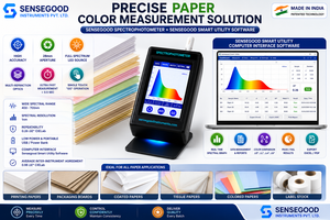 เครื่องวัดสีแบบพกพาสำหรับอุตสาหกรรม ช่วงความยาวคลื่น 400-700 นาโนเมตร ความละเอียดความยาวคลื่น 1 นาโนเมตร สำหรับการวัดสีกระดาษ - Product Image 2