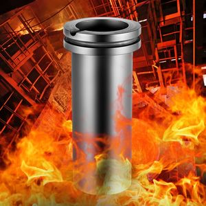 Di elevata purezza 3kg doppio anello crogiolo di grafite per metallo oro argento rame alluminio fusione gioielli colata strumenti fornace - Product Image 4