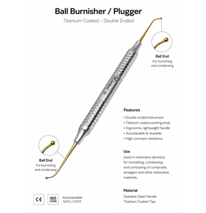 Instrumentos dentales de pulido con mango hueco de 1.6mm y 2.4mm, instrumentos dentales de composite con certificación CE - Product Image 1