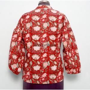 Camisa de Manga Larga con Estampado Floral 100% Algodón para Mujer, Corte Moderno, Ecológica y Transpirable, para Primavera, Informal/de Oficina - Product Image 6
