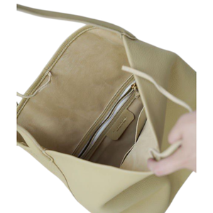 Sac seau minimaliste en cuir véritable noir, sac à main à bandoulière tendance, sac fourre-tout moderne, hiver-été, vente en gros personnalisée - Product Image 5